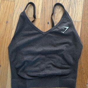 Gymshark Espresso Marl Tank Top - Size S